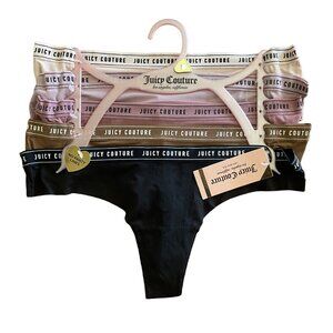 Juicy Couture 5-Pack Panties Thongs Underwear